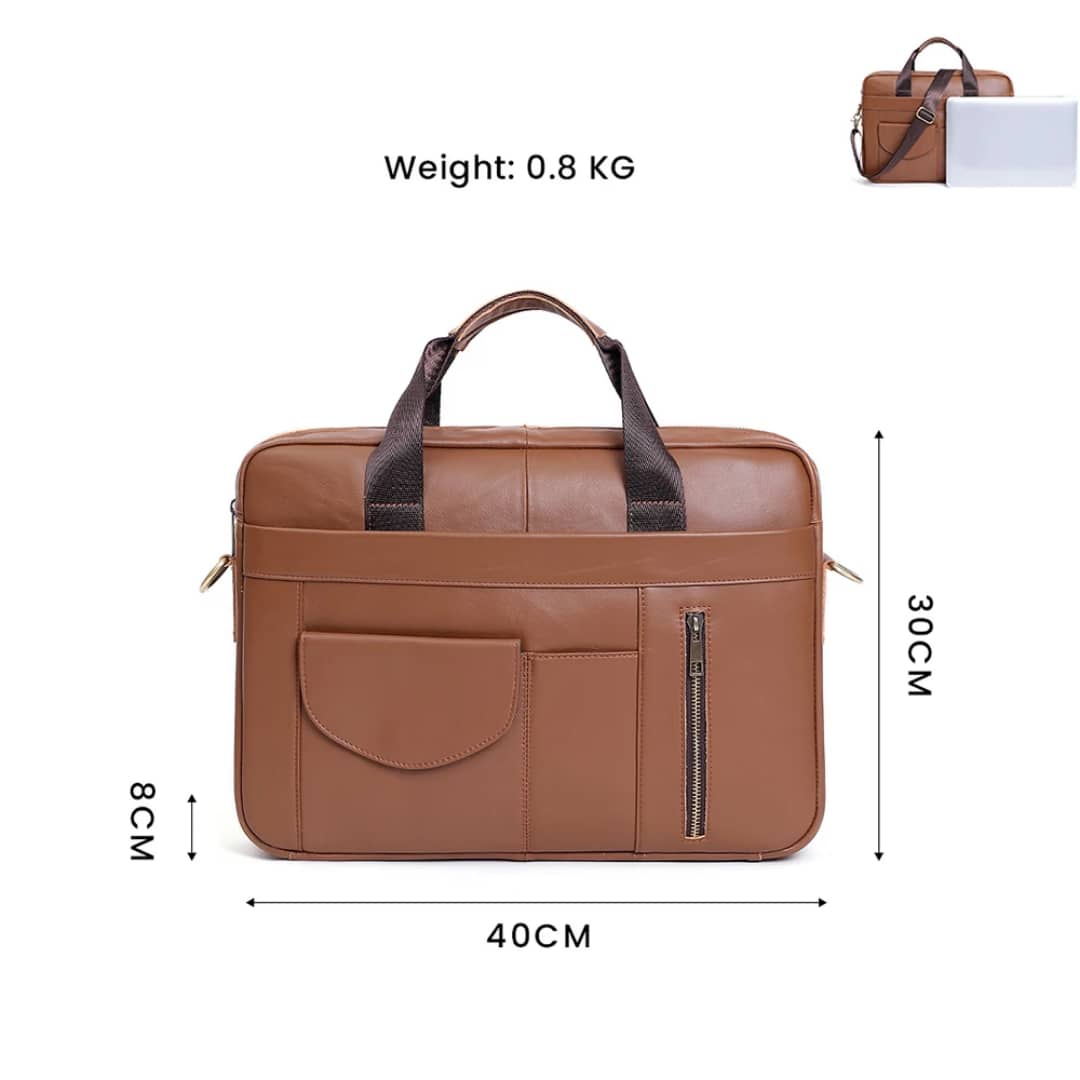 Sacs en cuir véritable 15.7" - Image 2